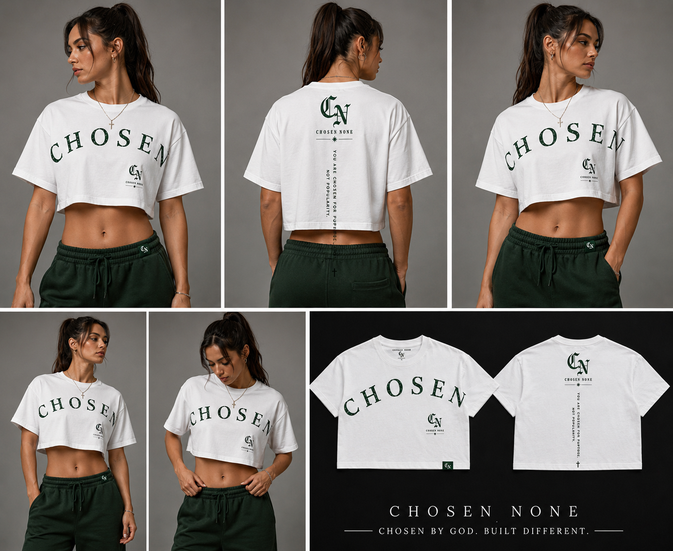 CHOSEN EXCLUSIVE CROP TOP SETS
