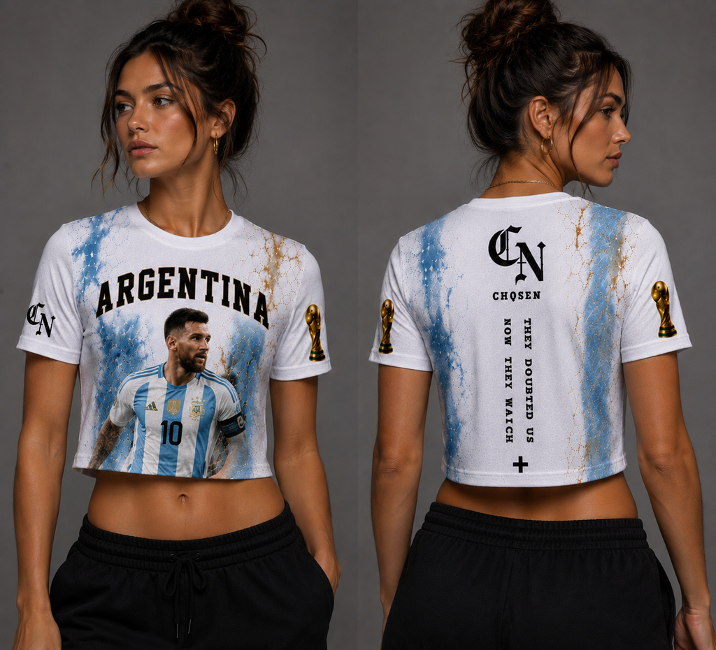 CN WORLD CUP EXCLUSIVE GRAPHIC CROP TOPS